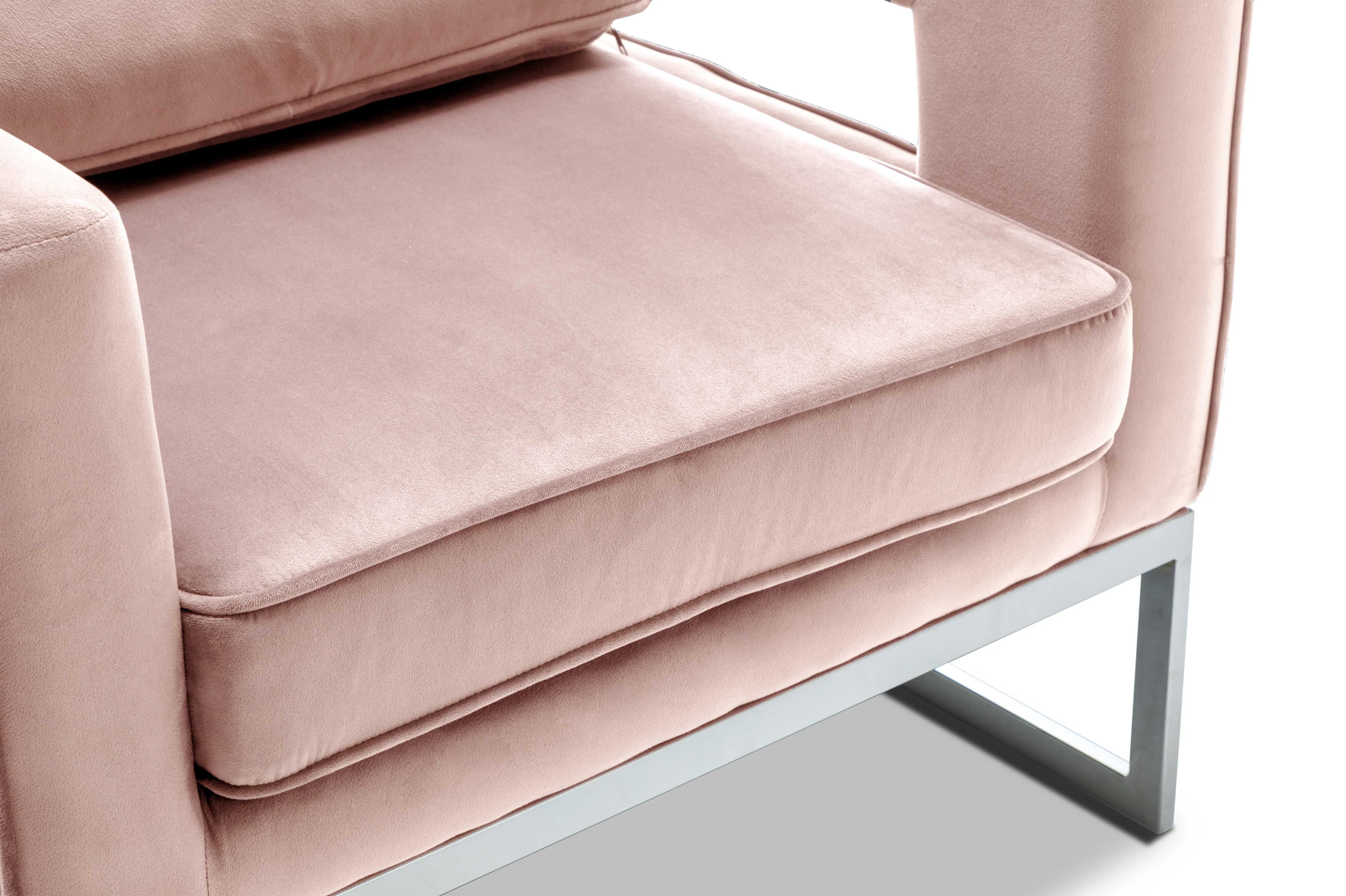 Angelo accent chair - blush