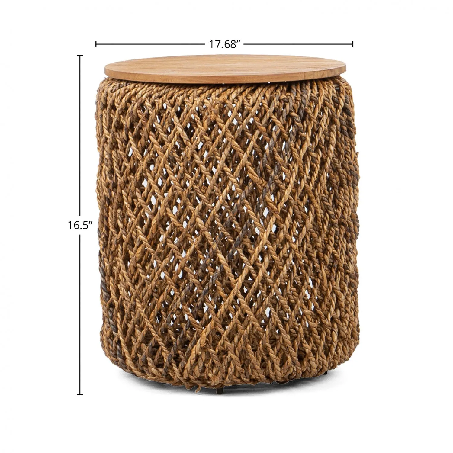 Bayan Knut Large Side Table - Brown