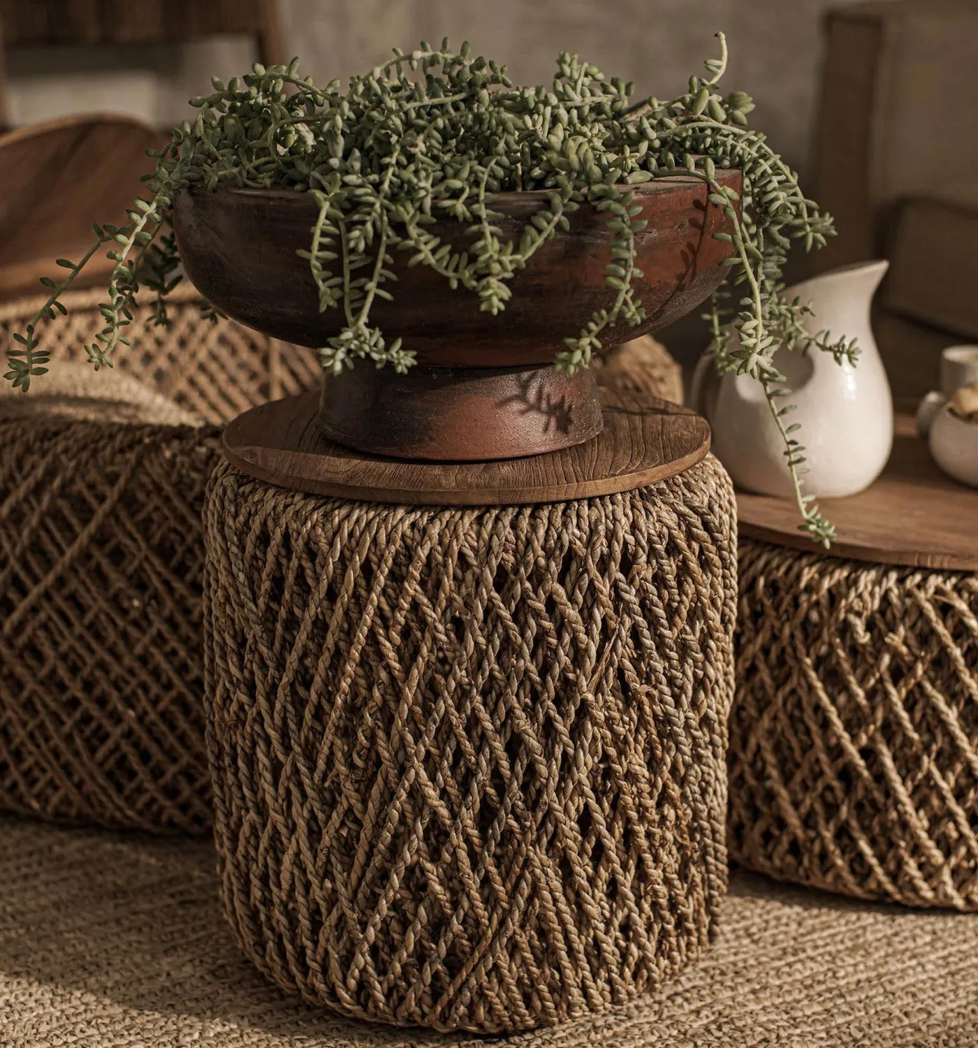 Bayan Knut Large Side Table - Brown
