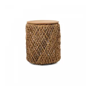 Bayan Knut Large Side Table - Brown