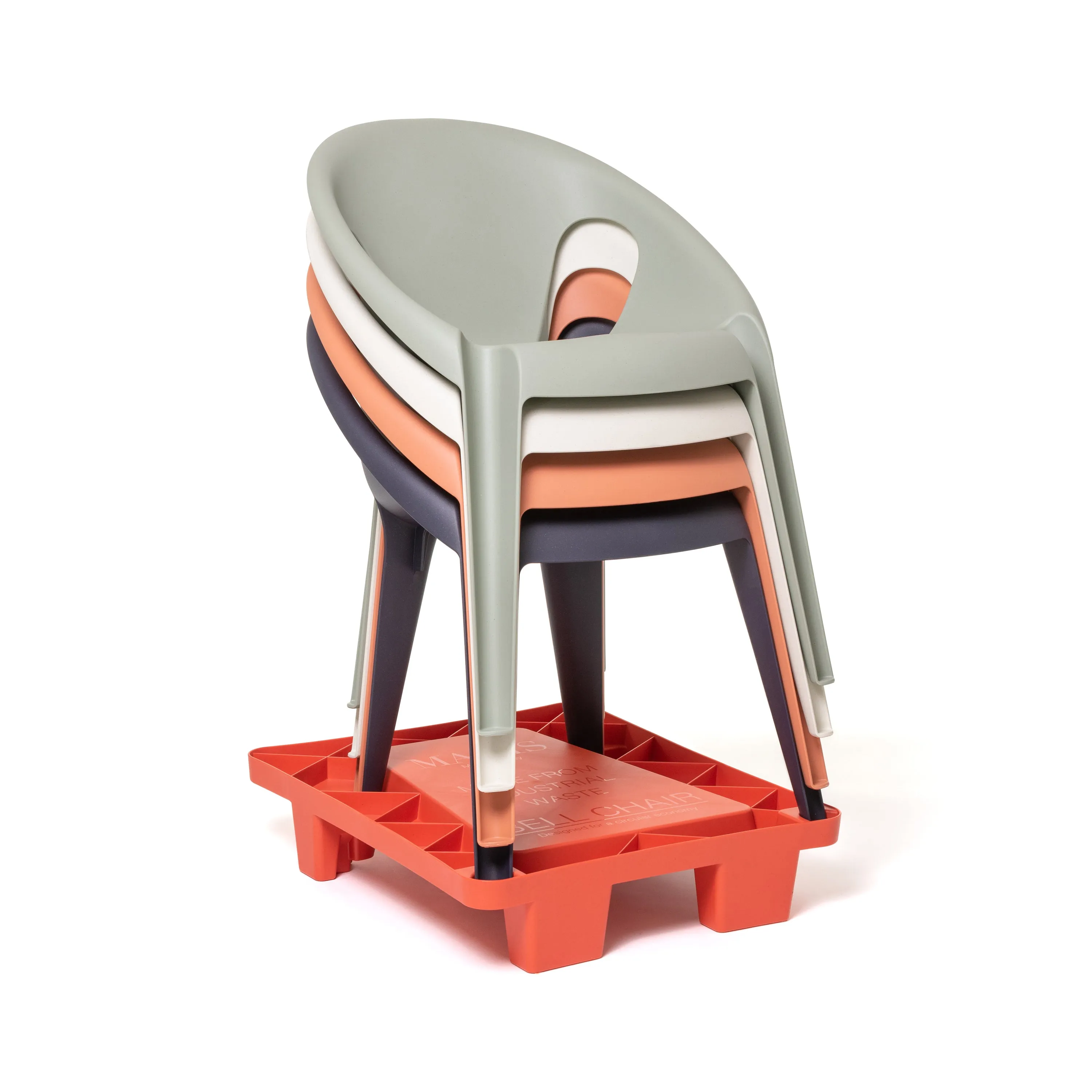 Bell Outdoor Stacking Chair (Set of 4)