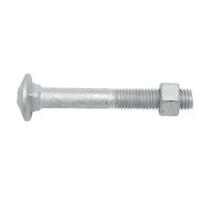 Bolt & Nut Galv Cup M12 x 90