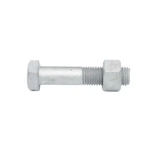 Bolt & Nut Galv Hex M16 x 75