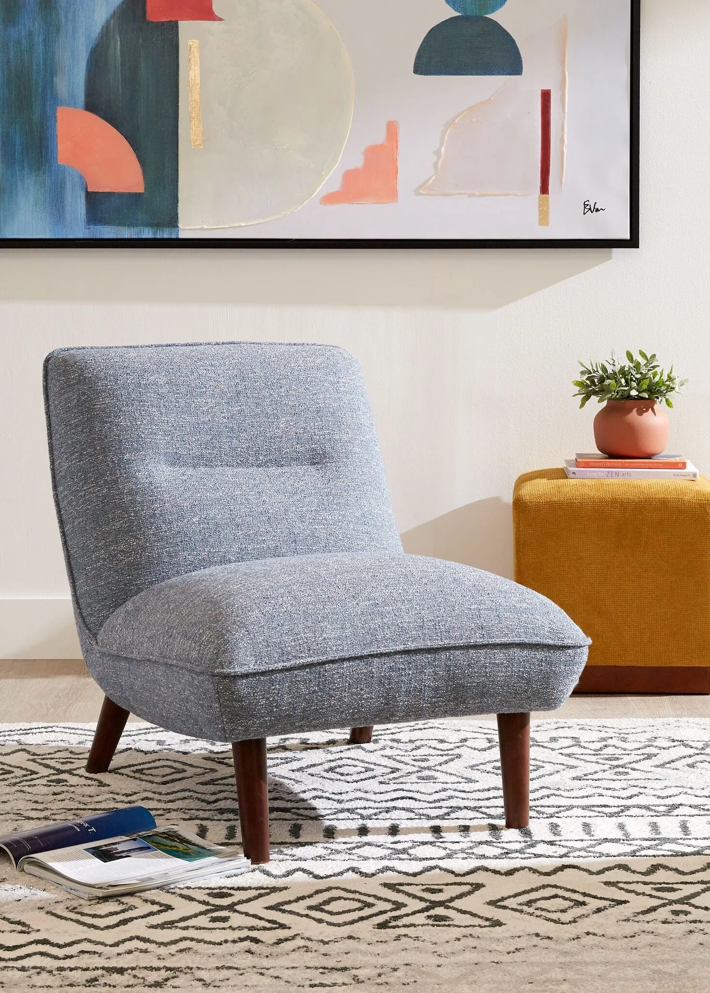 Capri Accent Chair - Blue