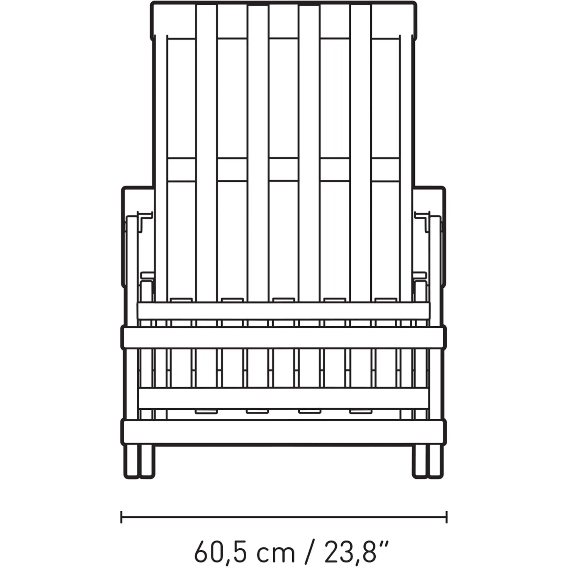 Carl Hansen Bm5568 Deck Chair, Teak Untrreated