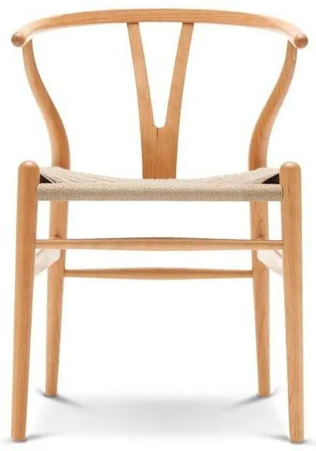 Carl Hansen Ch24 Wishbone Chair Natural Cord, Oiled Cherry