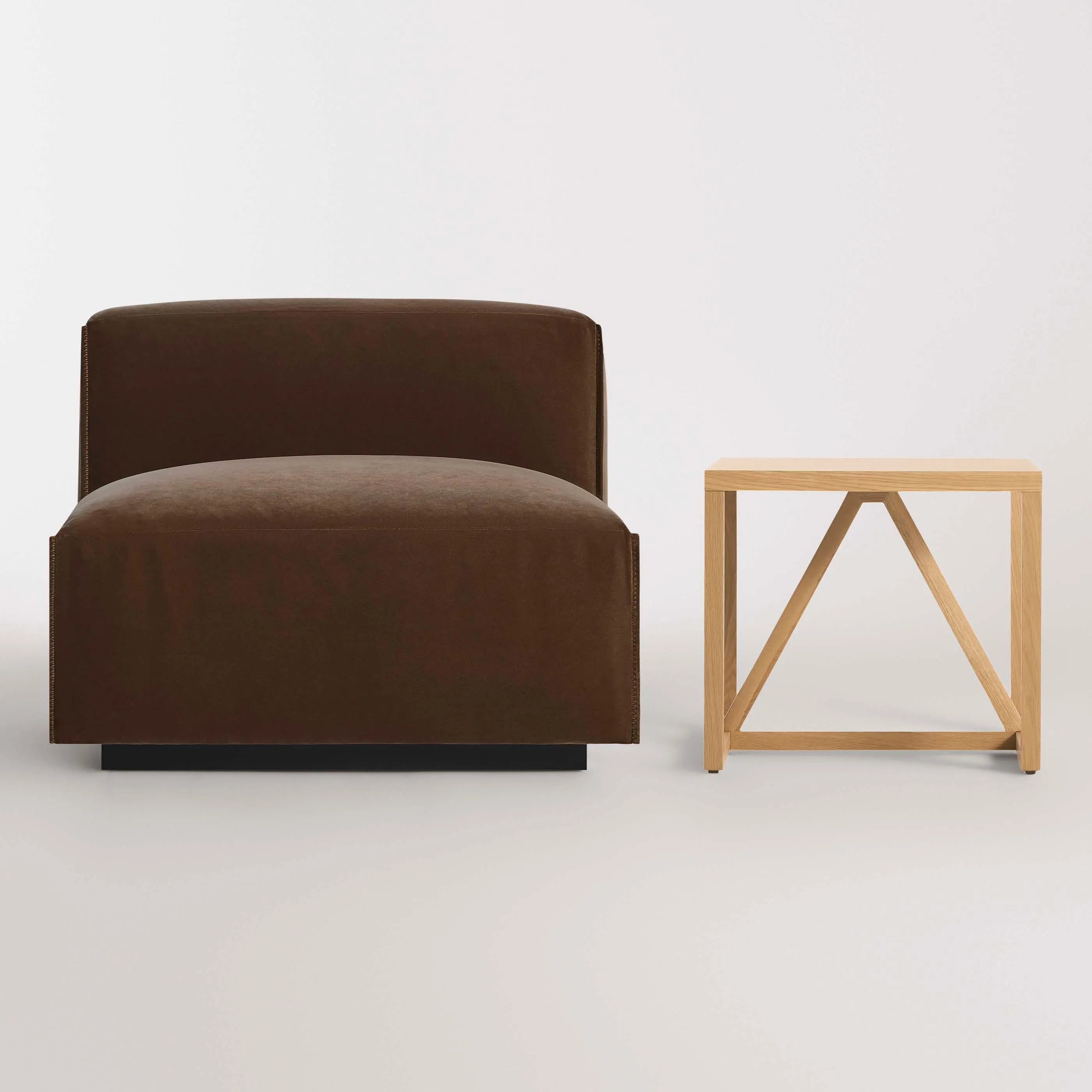 Cleon Armless Lounge Chair
