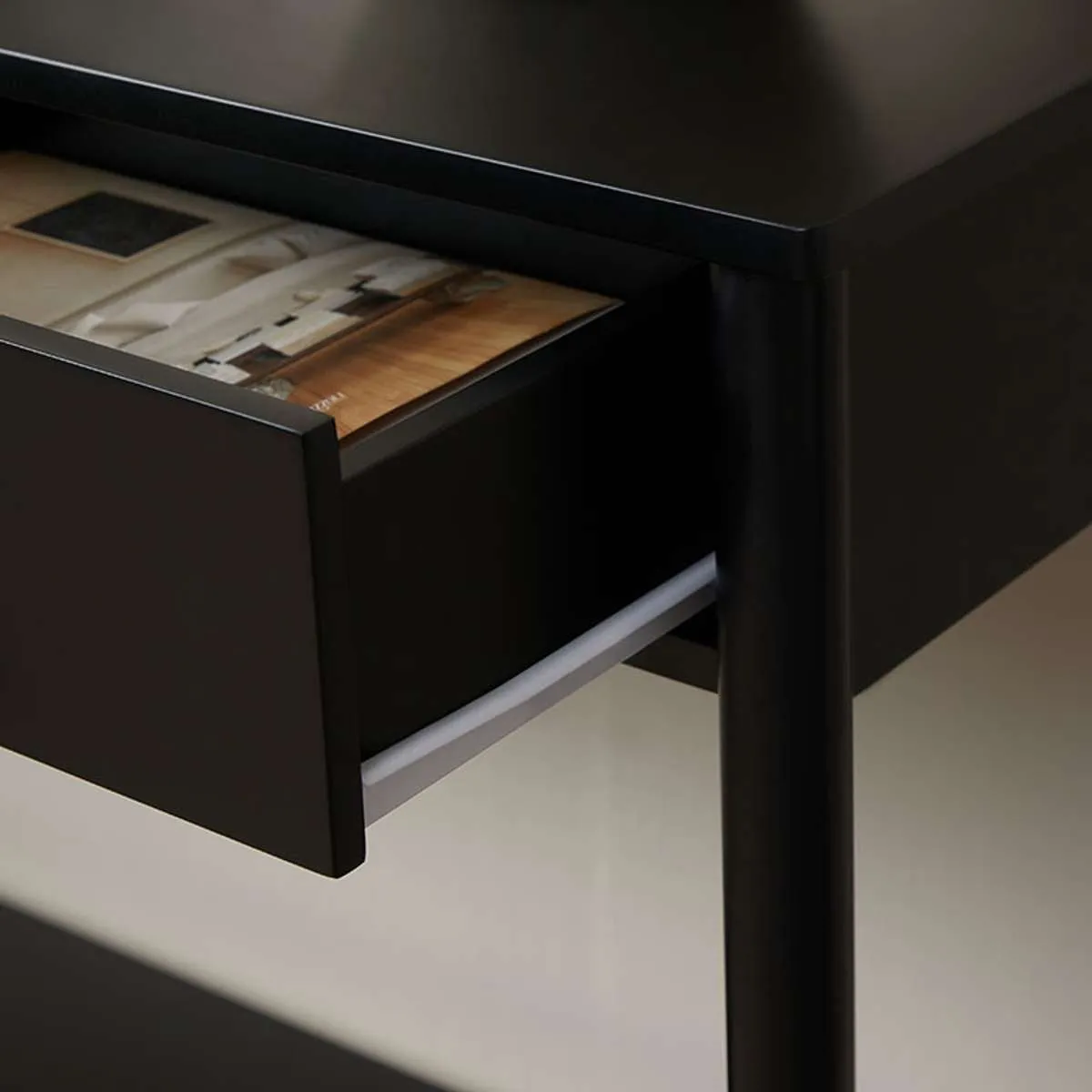 Delaney Console Table - Black Mocka