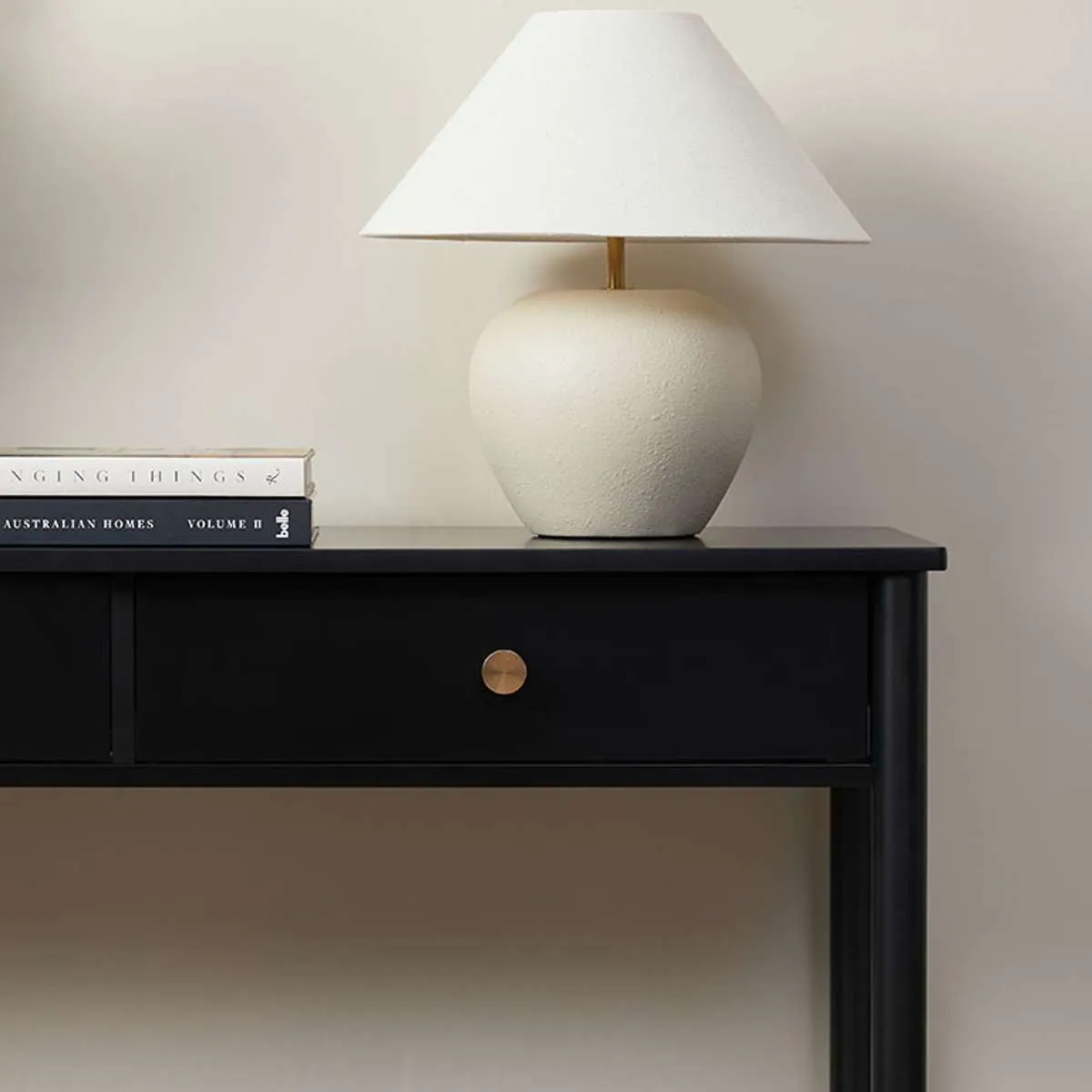 Delaney Console Table - Black Mocka