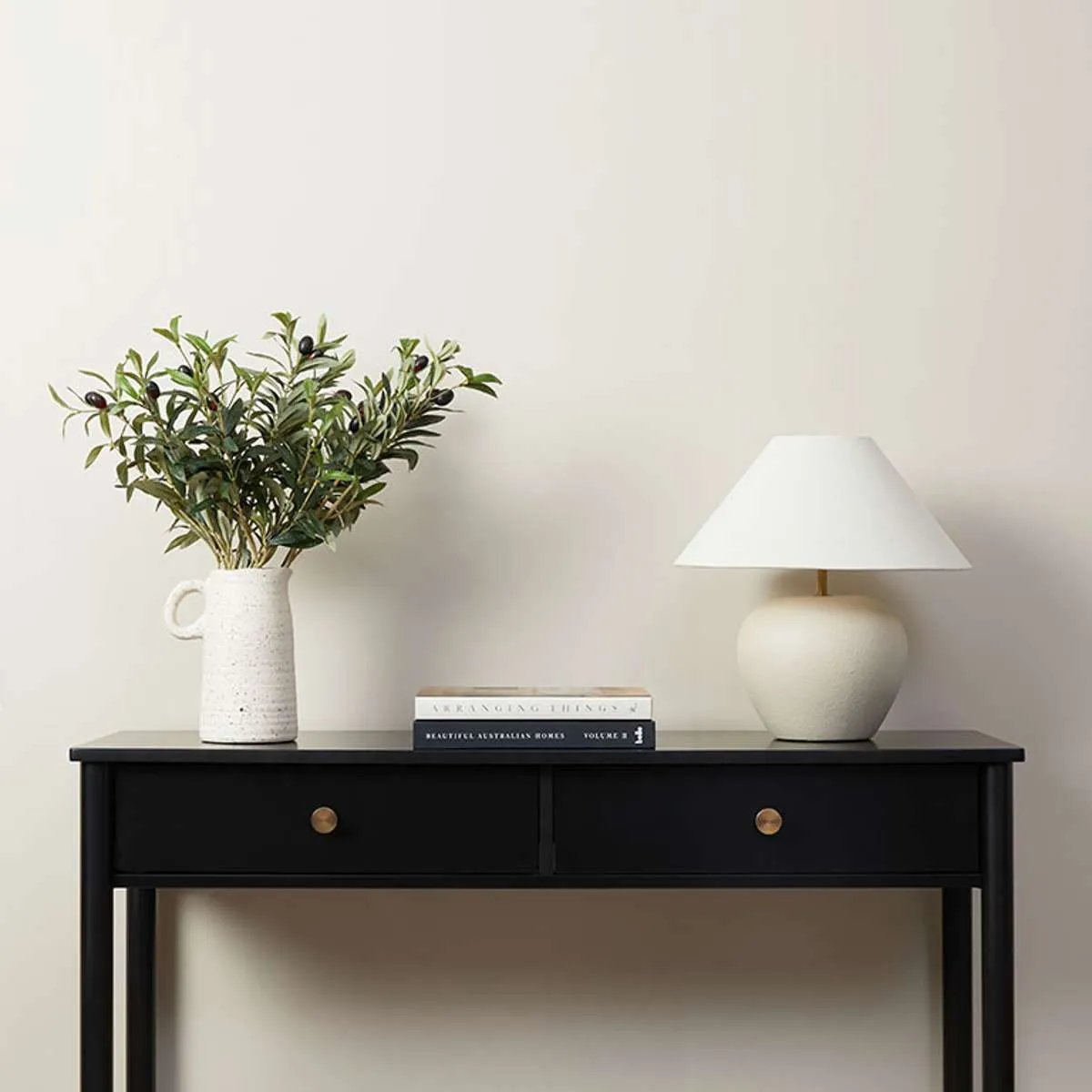 Delaney Console Table - Black Mocka