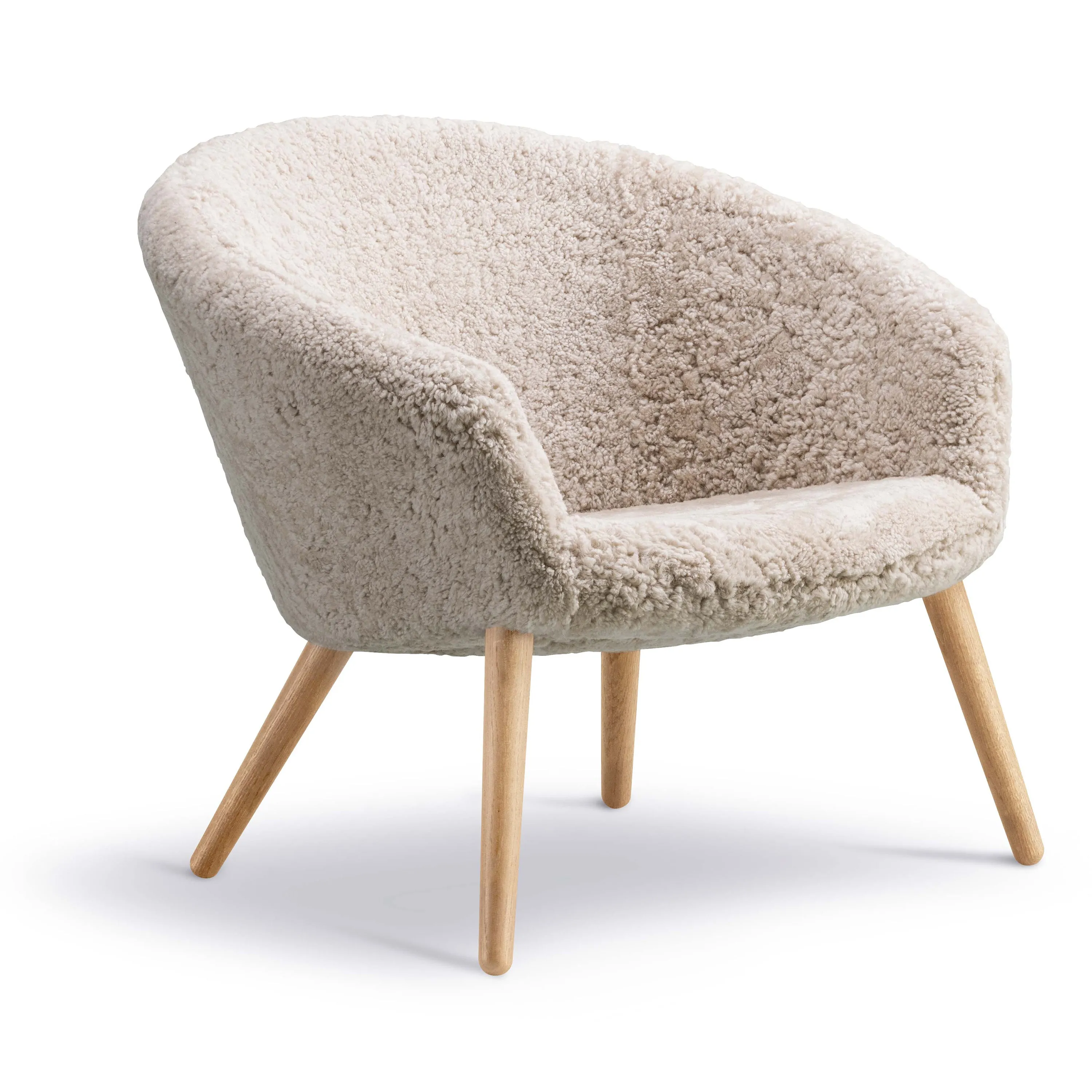 Ditzel Sheepskin Lounge Chair