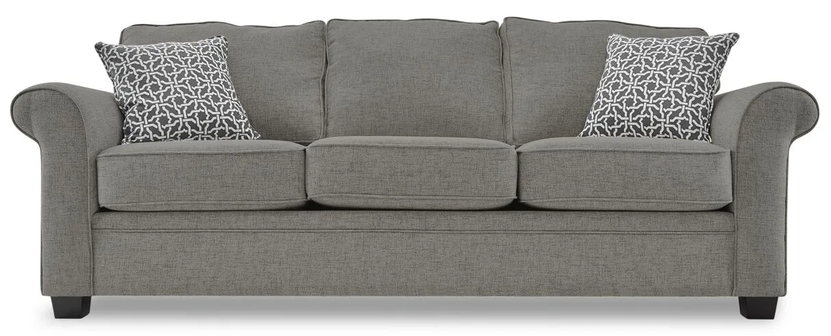 Duffield Sofa and Loveseat Set - Sutton Charcoal