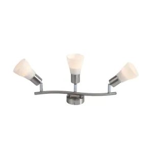 Ecolife Trio Spotlight A-Series GU10 Brushed Chrome w/ Lamp