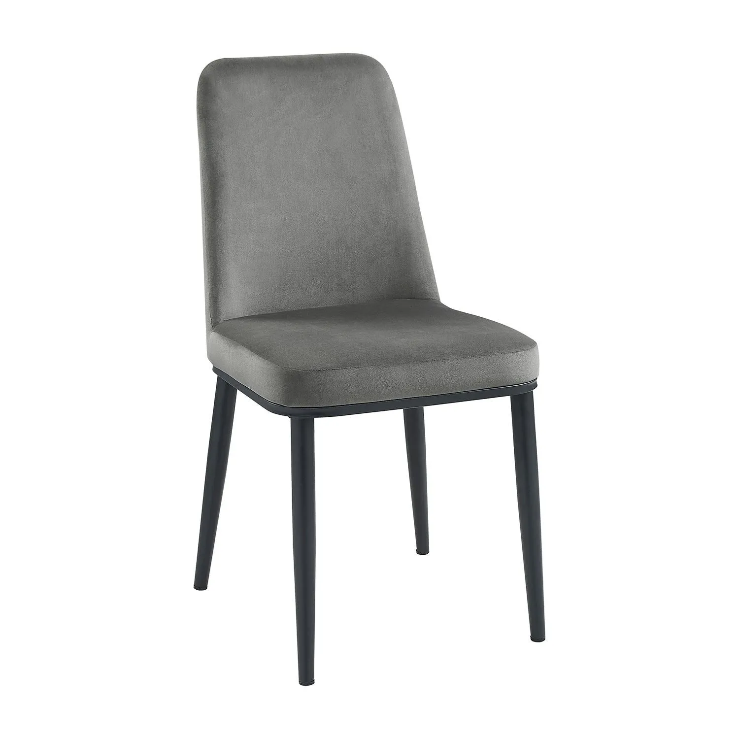 Emberly 5-Piece Sintered Stone Dining Set - Grey, Black