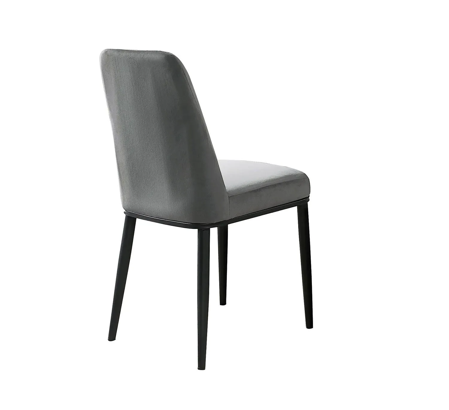 Emberly 5-Piece Sintered Stone Dining Set - Grey, Black