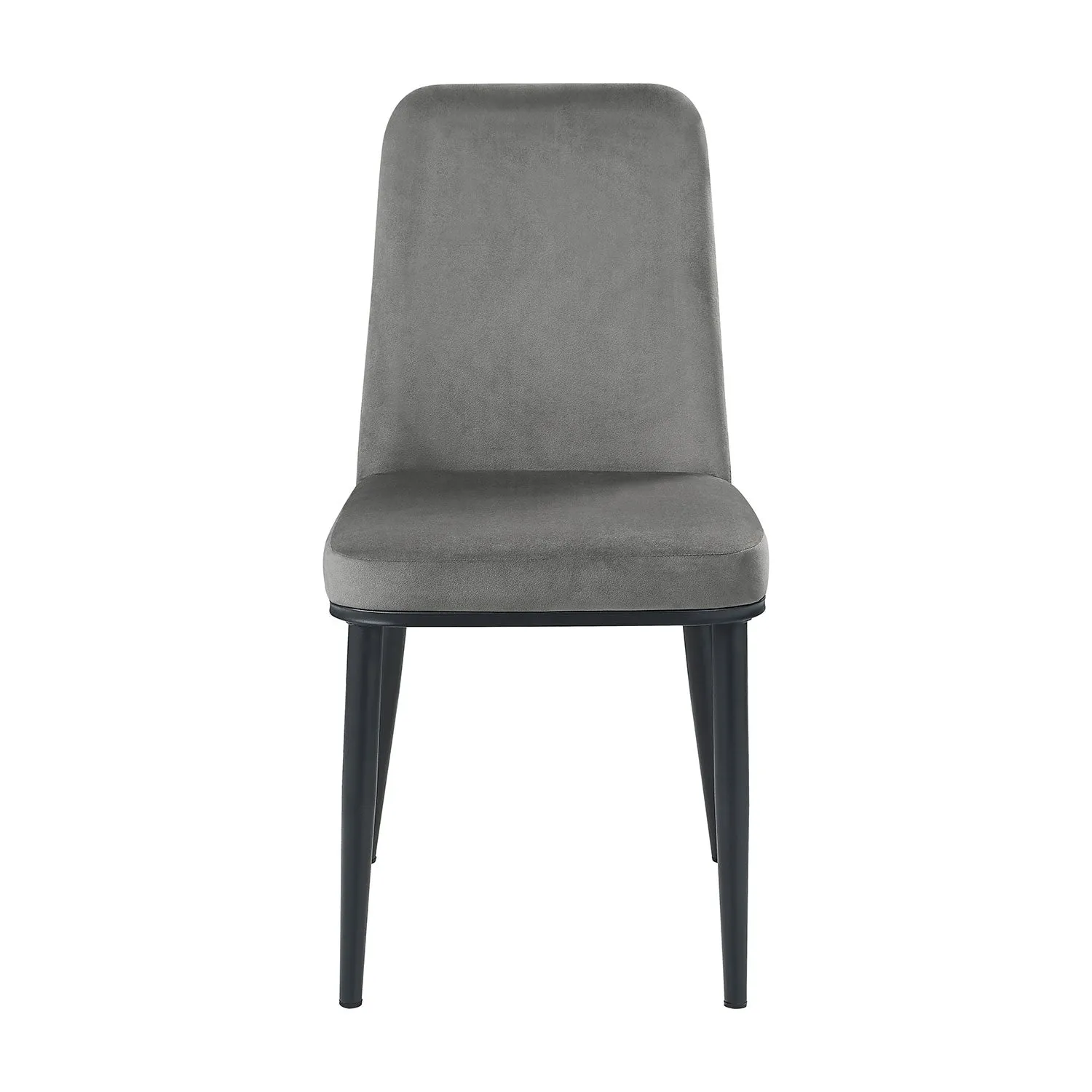 Emberly 5-Piece Sintered Stone Dining Set - Grey, Black