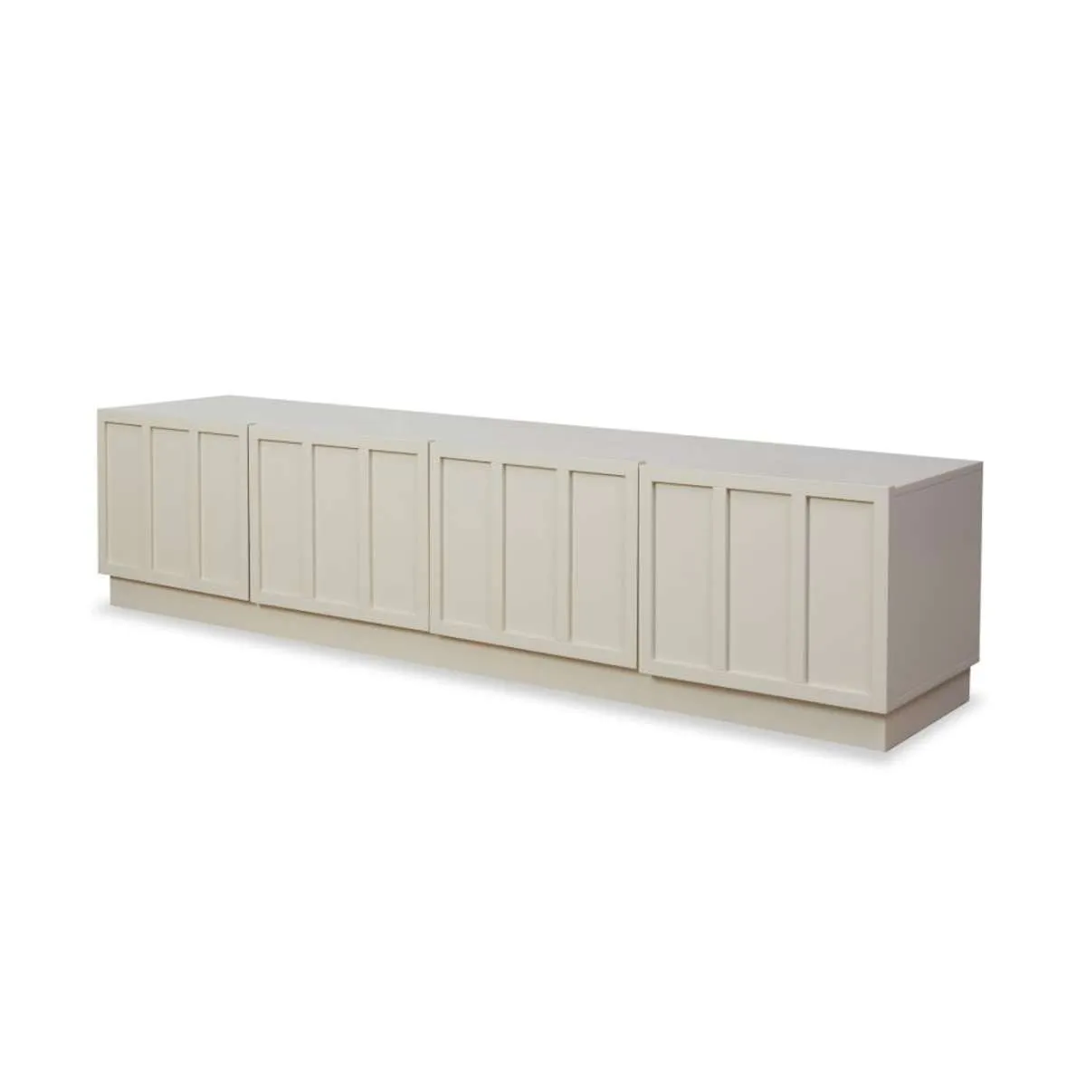 Emery Panel Entertainment Unit - Beige Mocka