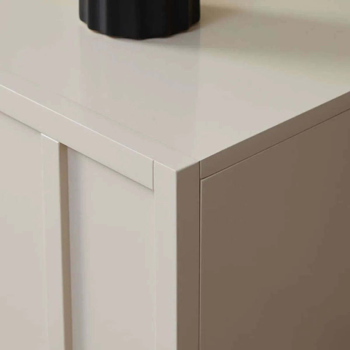 Emery Panel Entertainment Unit - Beige Mocka