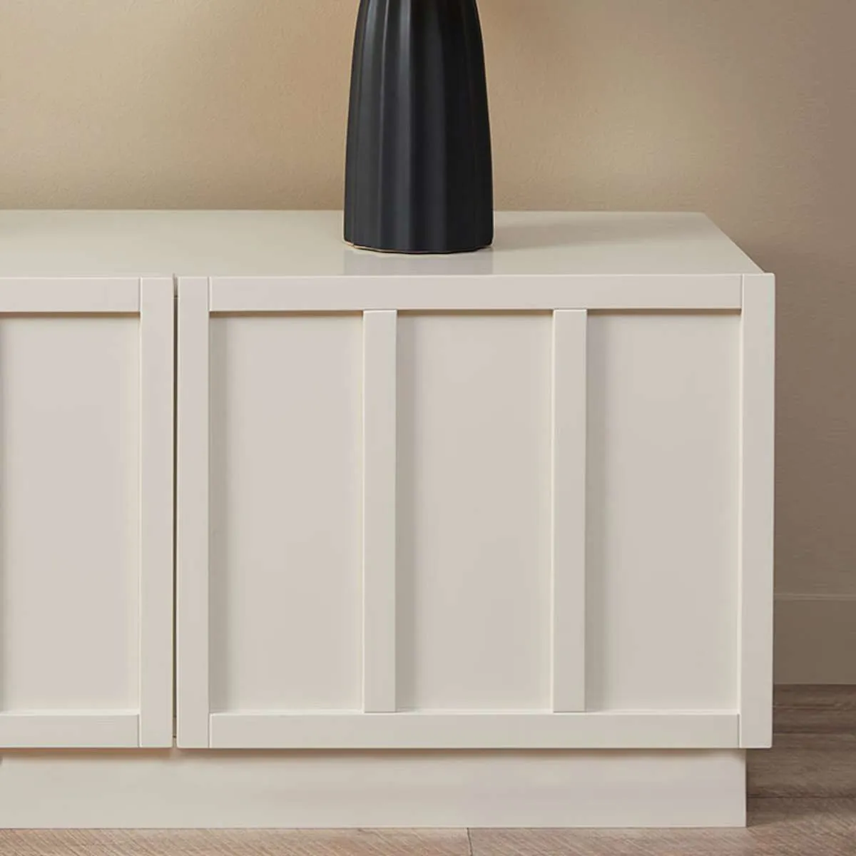 Emery Panel Entertainment Unit - Beige Mocka