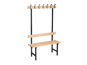 Essem Design Bench 70 Beech 60 Cm, Black