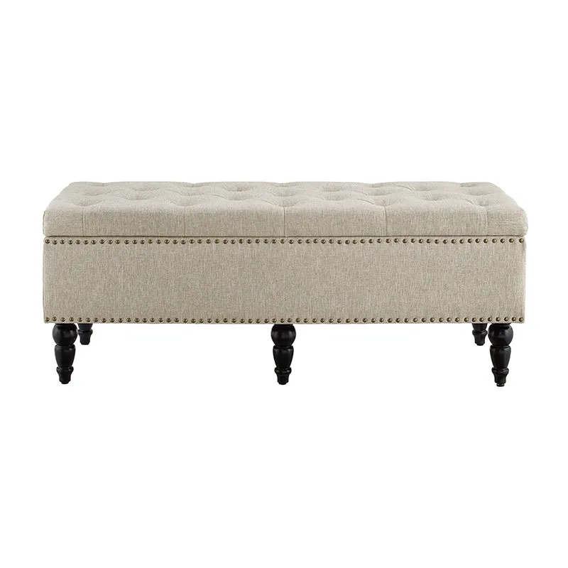 Faye Ottoman - Beige
