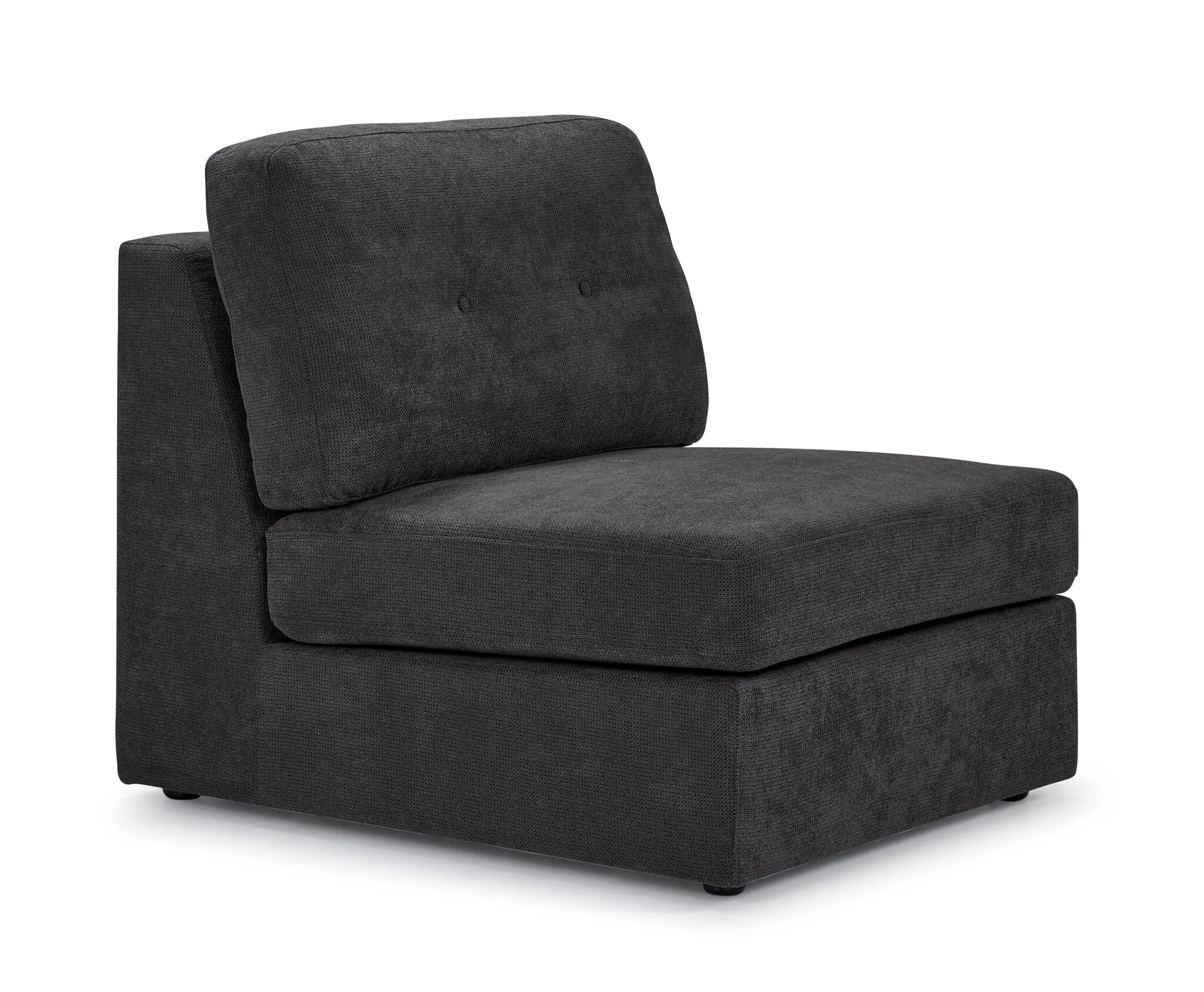 Feeling Connected - Connex 6-Piece Modular Sectional with Drawer Console - Dark Grey