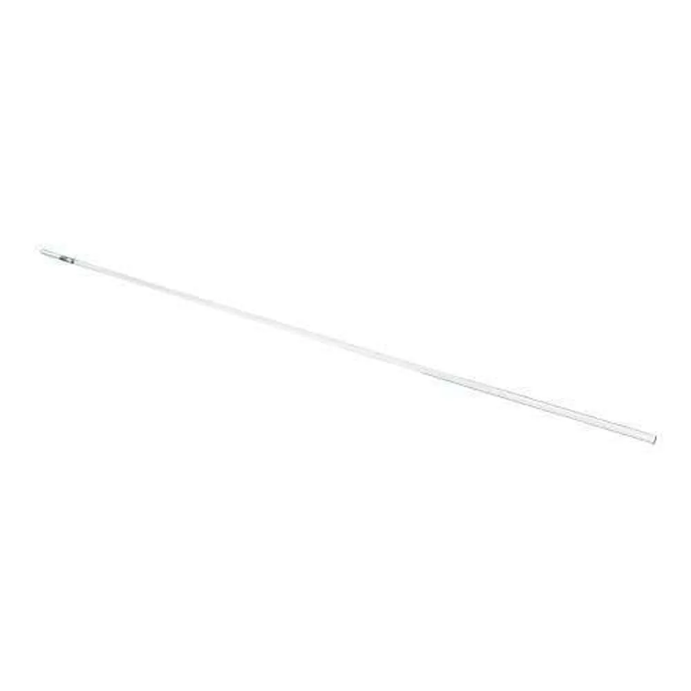 Fixworx Curtain Rod 16mm x 2m PVC White Steel
