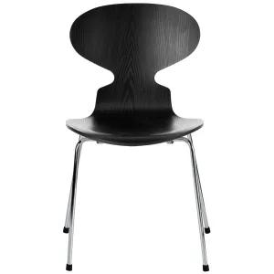 Fritz Hansen Ant™ Chair Colored Ash 4 L Egg™Ed, Black