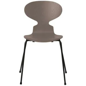 Fritz Hansen Ant™ Chair Colored Ash Deep Clay Bowl, Black Base