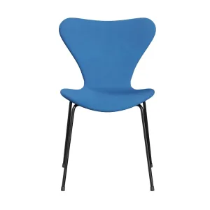 Fritz Hansen Series 7™ Chair Full Upholstery, Black/Divina Light Blue (Div742)