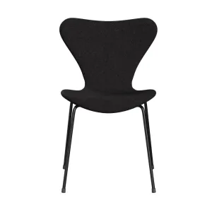 Fritz Hansen Series 7™ Chair Full Upholstery, Black/Divina Md Dark Grey
