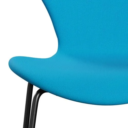 Fritz Hansen Series 7™ Chair Full Upholstery, Black/Fame Warm Turquoise