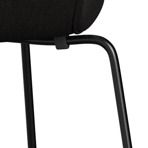 Fritz Hansen Series 7™ Chair Full Upholstery, Black/Remix Dark Brown (Rem393)