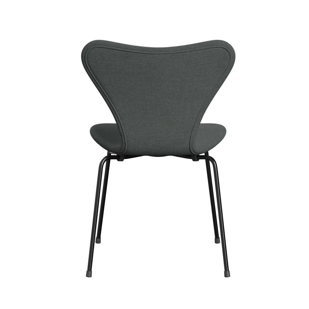 Fritz Hansen Series 7™ Chair Full Upholstery, Black/Steelcut Trio Charcoal