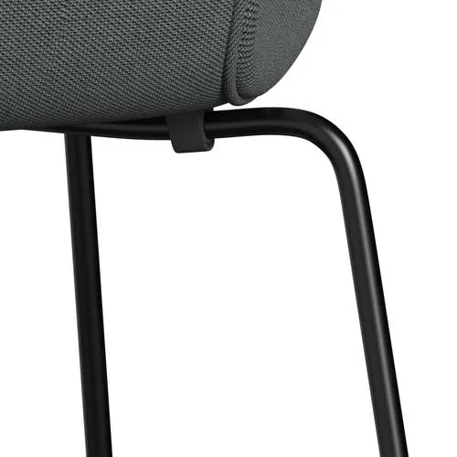 Fritz Hansen Series 7™ Chair Full Upholstery, Black/Steelcut Trio Charcoal