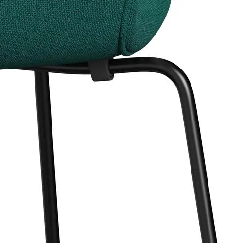 Fritz Hansen Series 7™ Chair Full Upholstery, Black/Sunniva 2 Green