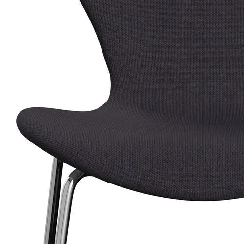 Fritz Hansen Series 7™ Chair Full Upholstery, Chrome/Steelcut Trio Warm Dark Blue
