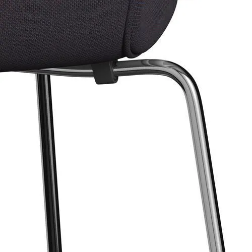 Fritz Hansen Series 7™ Chair Full Upholstery, Chrome/Steelcut Trio Warm Dark Blue