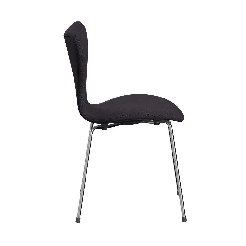 Fritz Hansen Series 7™ Chair Full Upholstery, Chrome/Steelcut Trio Warm Dark Blue
