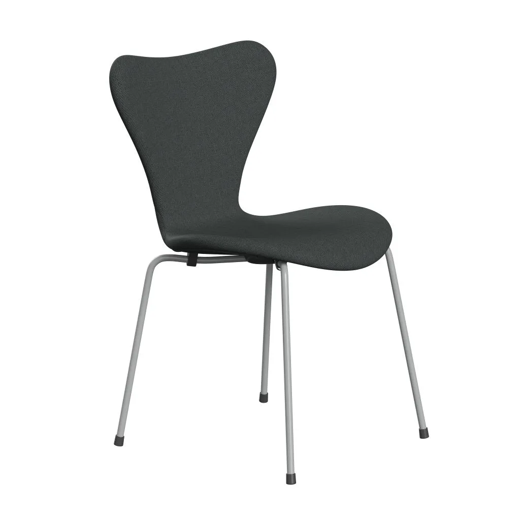 Fritz Hansen Series 7™ Chair Full Upholstery, Nine Grey/Fiord Medium Grey/Dark Grey