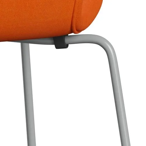 Fritz Hansen Series 7™ Chair Full Upholstery, Nine Grey/Remix Light Orange