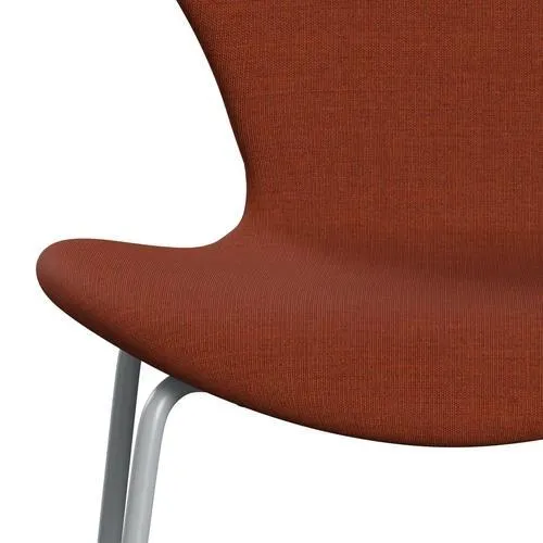 Fritz Hansen Series 7™ Chair Full Upholstery, Silver Grey/Canvas Brown Pink
