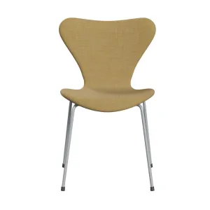 Fritz Hansen Series 7™ Chair Full Upholstery, Silver Grey/Canvas Light Beige