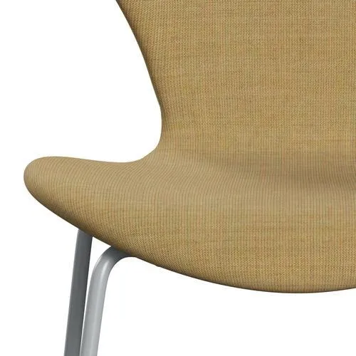 Fritz Hansen Series 7™ Chair Full Upholstery, Silver Grey/Canvas Light Beige