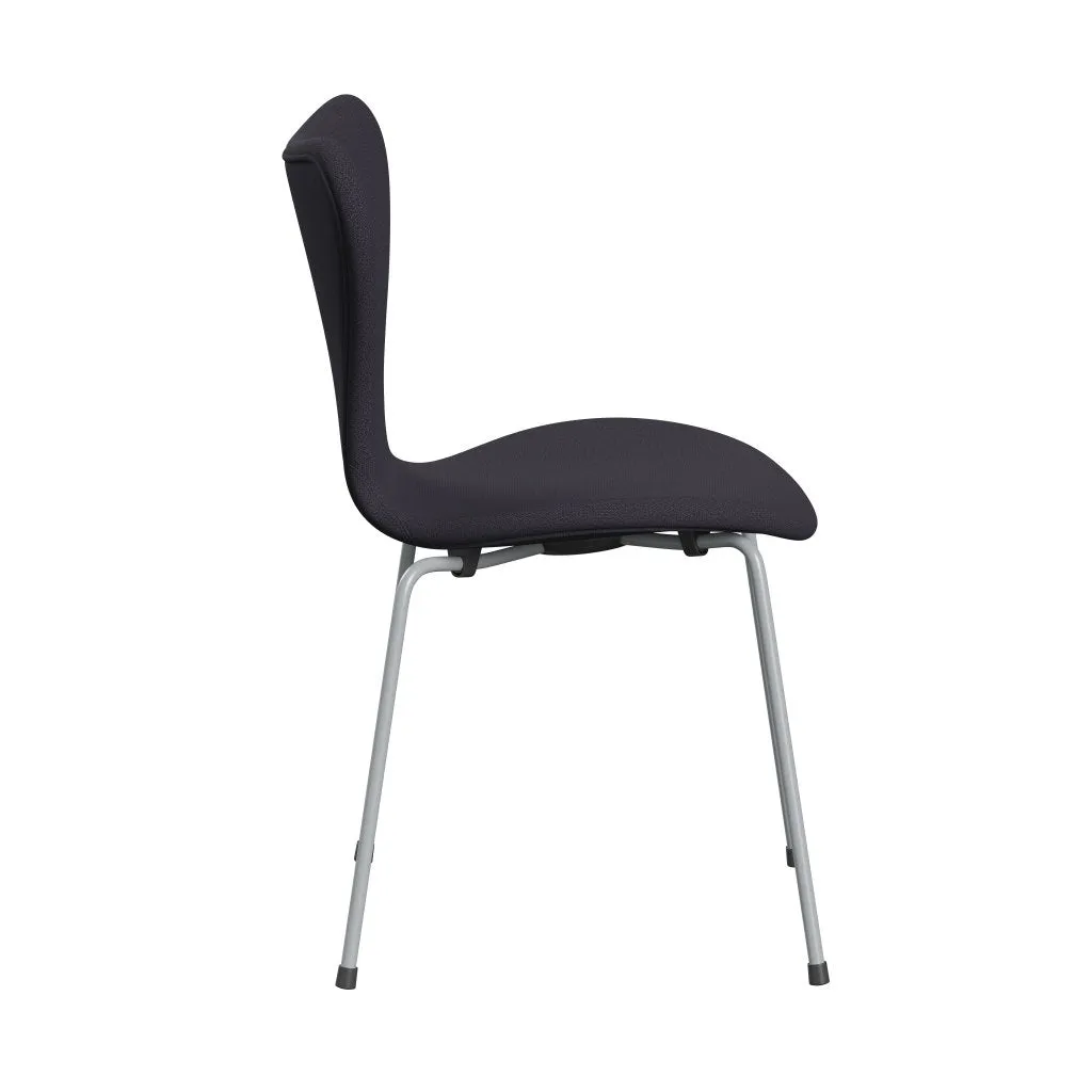 Fritz Hansen Series 7™ Chair Full Upholstery, Silver Grey/Capture Blue Charcoal