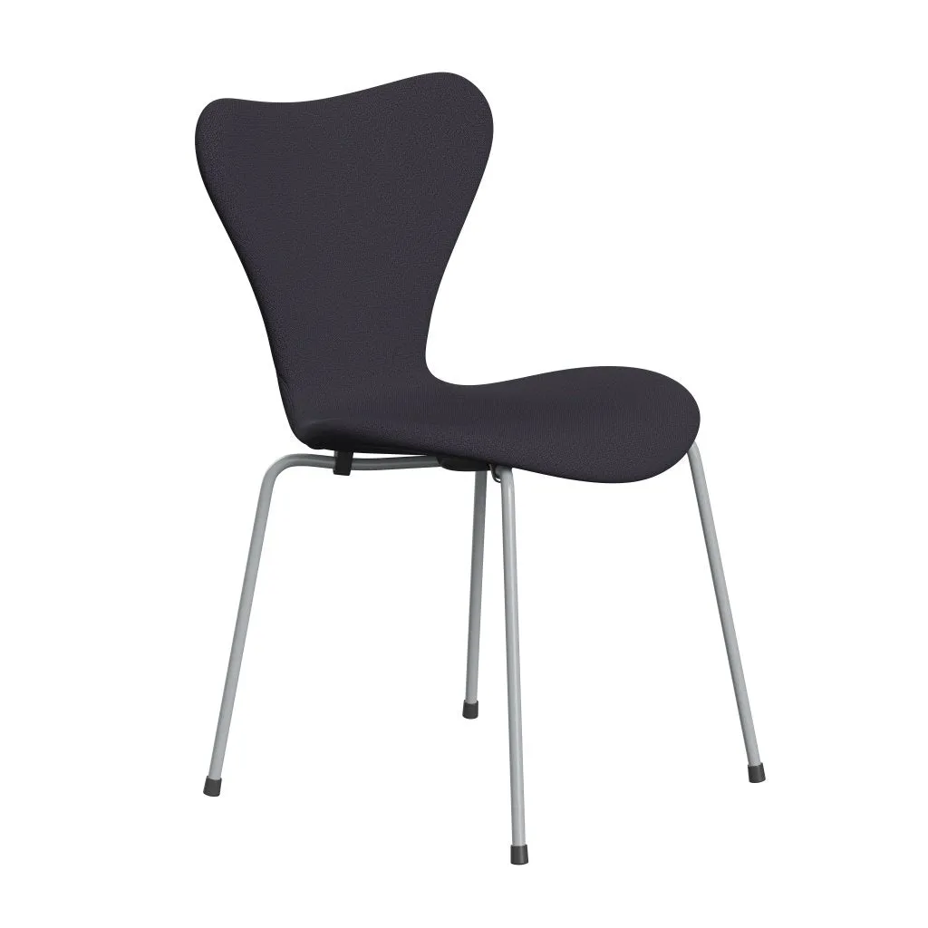 Fritz Hansen Series 7™ Chair Full Upholstery, Silver Grey/Capture Blue Charcoal