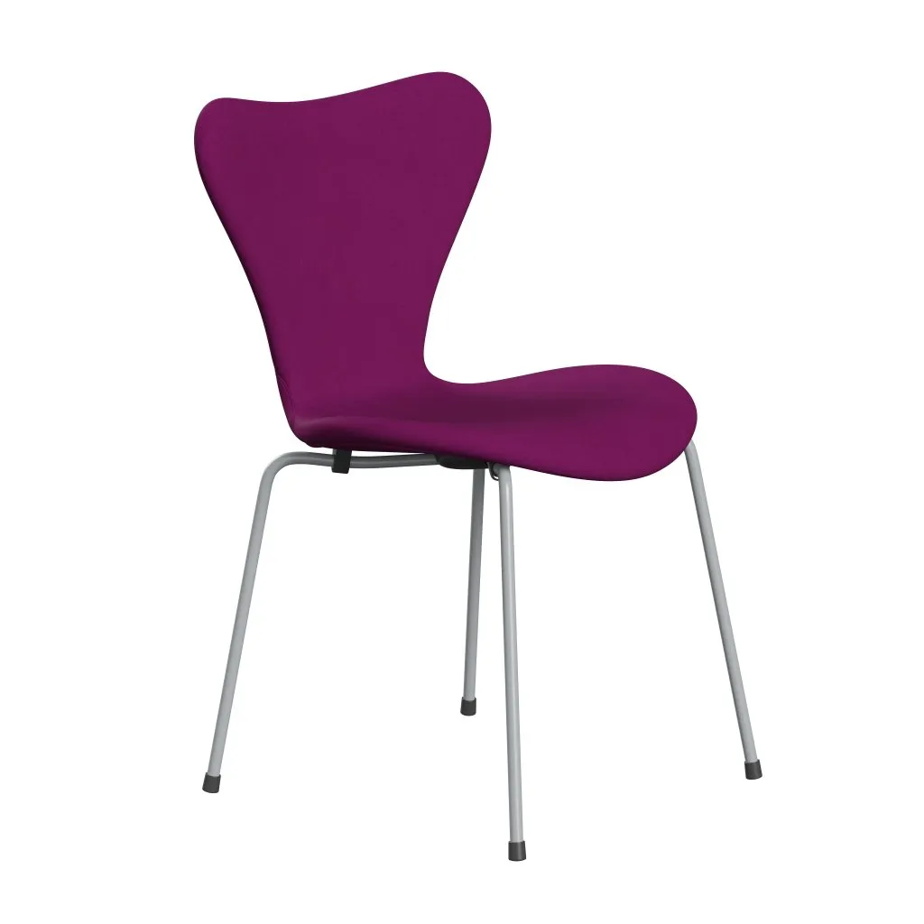 Fritz Hansen Series 7™ Chair Full Upholstery, Silver Grey/Comfort Violet Light