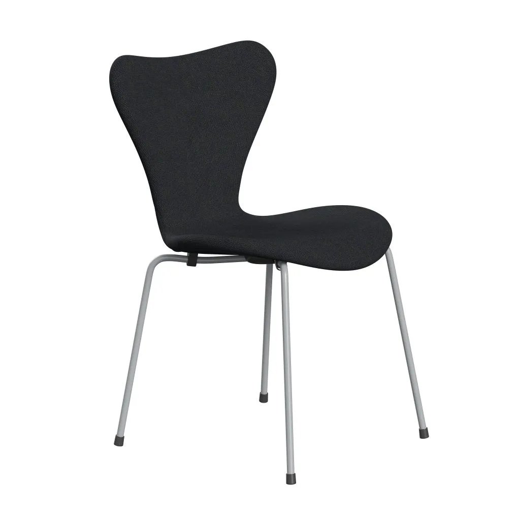 Fritz Hansen Series 7™ Chair Full Upholstery, Silver Grey/Hallingdal Violet/Green