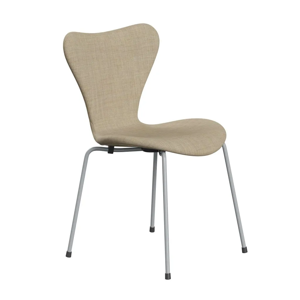 Fritz Hansen Series 7™ Chair Full Upholstery, Silver Grey/Remix Beige (Rem223)