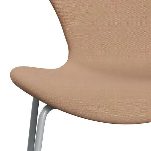 Fritz Hansen Series 7™ Chair Full Upholstery, Silver Grey/Remix Light Brown (Rem406)